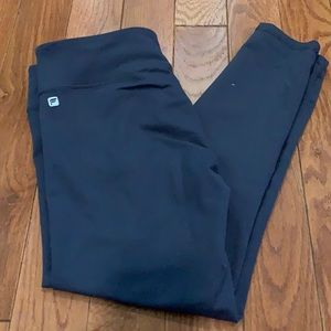 Dark grey cropped leggings